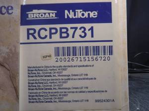 New Broan Nutone RCPB731 Masterpiece Chrome Doorbell  Approximately 41 Pieces 