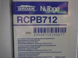 New Broan Nutone RCPB712 Masterpiece Doorbell  Approximately 48 Pieces 