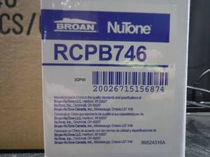 New Broan Nutone RCPB746 Masterpiece Round Doorbell  Approximately 48 Pieces 