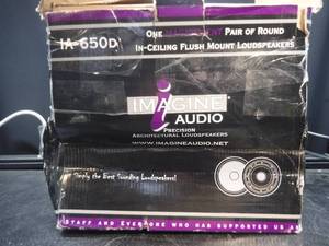 Imagine Audio Precision Architectural Loud White Speakers