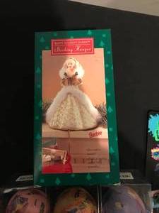 LOT OF 9 TOTAL HOLIDAY BARBIE CHRISTMAS ORNAMENTS  MORE ALL NEW IN BOX