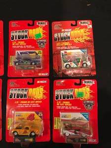 LOT OF 8 NEW IN PACKAGE STOCKRODS DIECAST CARS - LOOK