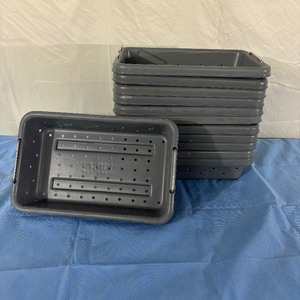 lot 4 image: MSRP $1200  Lot of 12 Healthmark Instrument Autoclave Sterlization Drain Tray - Good Condition