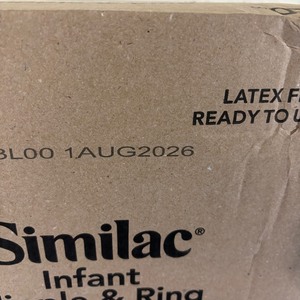 lot 32 image: MSRP $300  1 Case (250 each) NEW Abbott 00079 Similac Disposable Latex-Free Infant Nipple & Ring - Expiration 626 