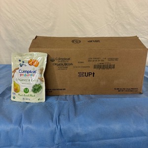 lot 36 image: MSRP $200  1 Case (24&nbspeach) NEW Compleat Pediatric 10.1 fl. oz. Non-GMO Vegan Plant-Based Organic Blends Blenderized Whole Food - Expiration 924