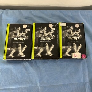lot 61 image: Lot of 5 Mixed Brand & Size Running Compression Socks for Men and Women (Medi, CEP)