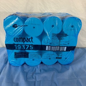 lot 87 image: 1 case (36 rolls each) Compact 19375 2-Ply Coreless Bath Tissue Toilet Paper Rolls - White 