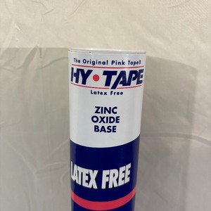 lot 96 image: NEW HY-Tape 12-Pack 1 x 5 yd. Latex-Free Flexible Waterproof Washable Zinc Oxide Base Adhesive Tape - Expiration 923