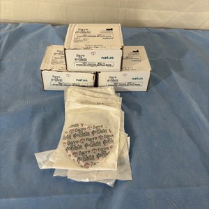 lot 120 image: Lot of 3 NEW Natus Save the Gonads 9007723 25-Pack Preemie Size Gonad Shields For Xray Protection