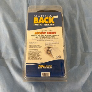 lot 124 image: NEW HealthSmart International TheraBeads Natural Back Pain Relief Microwaveable Moist Heat Pads