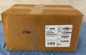 lot 137 image: MSRP $385  1 Case (24 each) NEW Medline 325204 4 fl oz. Aloe Vesta No-Rinse Foam Body Wash