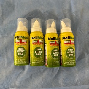 lot 142 image: Lot of 16 NEW Mixed NeilMed Nasamist Nasal Decongestant and Hot & Cold Pain Relief Sprays