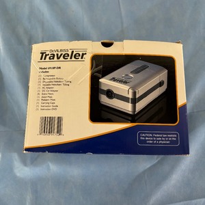 lot 165 image: DeVILBISS 6910P-DR Traveler Portable Compressor Nebulizer - In Excellent Condition