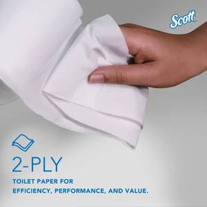 lot 83 image: 1 Case (36 rolls each, appears to be missing a few) NEW Scott 04007 2-Ply Coreless Standard Roll Toilet Paper 