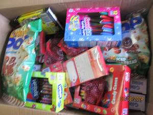 box of candy and more looks to be in date