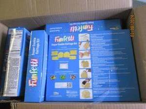 box of funfetti sugar cookie cottage kits in date Best by 022025