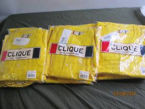 11 new clique yellow shirts size 5 xl