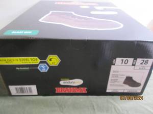 new brahma size 10 steel toe bootsshoes