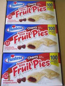 case of 612 packs of cherry fruit pies Best by 07232023