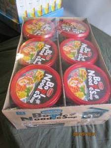 case of 12 spicy seafood bowl of noodles&nbspBest by 12252023