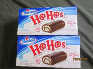 2 boxes of 10 ho hos past buy date...