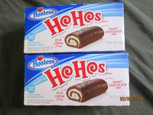2 boxes of 10 ho hos past buy date...
