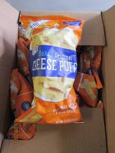 case of 125.5 oz bags of baked original cheese puffs best by 01062024