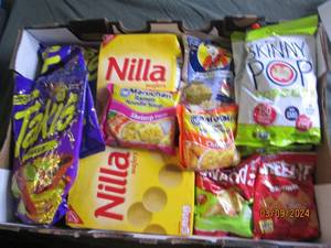 flat of crackers, takis and more all past best buy date