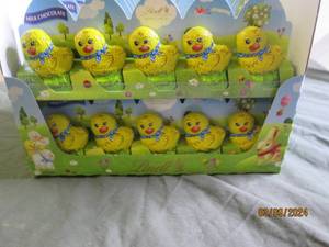 case of 121.75oz mini chicks milk chocolate past best buy date