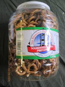 big plastic tub of sourdough pretzels best buy date of may 2024