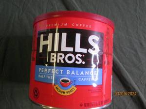 can of hills brothers perfect balance coffee 23 oz can past best buy date