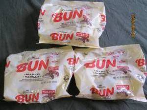 3 bags of bun maple vanilla candy 9 oz best buy date of feb 2024