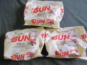 3 bags of bun maple vanilla candy 9 oz best buy date of feb 2024