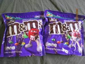 2 bags of m&ampms dark chocolate 1lb 2 oz bags best buy date of 12024