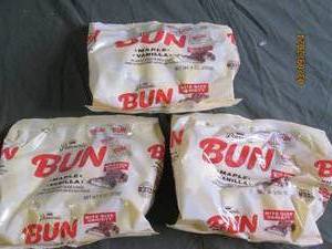 3 bags of bun maple vanilla candy 9 oz best buy date of feb 2024