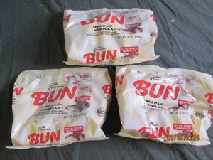 3 bags of bun maple vanilla candy 9 oz best buy date of feb 2024