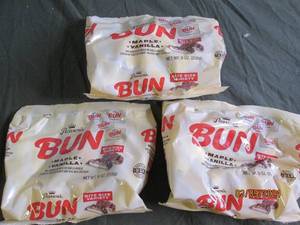 3 bags of bun maple vanilla candy 9 oz best buy date of feb 2024