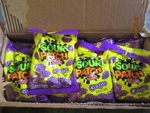 case of 126 oz bags of sour patch kids grape best buy date of april 2023