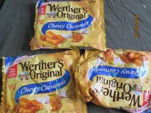 3 10.8 oz bags of werthers original chewy caramels best buy date of 8 2024
