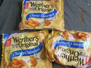 3 10.8 oz bags of werthers original chewy caramels best buy date of 8 2024