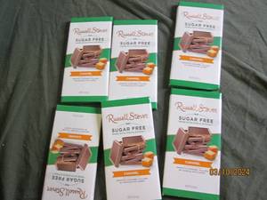 6 russel stover sugar free caramel bars besst buy date of august 2023