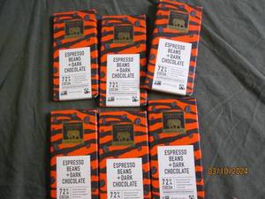 lot of 6 endangered spieces chocolate bars 3 oz best buy date of oct 2023