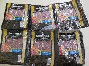 61lb packages of smith field anytime cubed ham frozen best buy december 2022