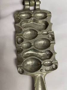 lot 119 image: Vintage Palmer Lead Molds includes Jig Heads and Weights