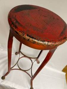 lot 151 image: Vintage Metal Stool