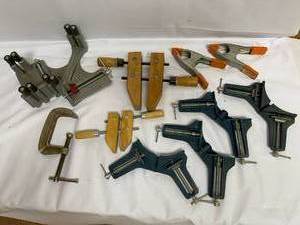 lot 125 image: Assorted Clamps in a Variety of Shapes and Sizes
