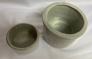 lot 206 image: Two The Haberdashery Stoneware Pieces