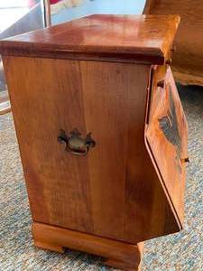 lot 221 image: 1976 Wooden Nightstand