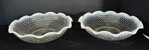 lot 35 image: Variety of Vintage Moonstone Glassware