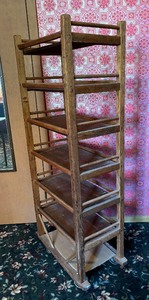 lot 46 image: Vintage Wooden Shelf